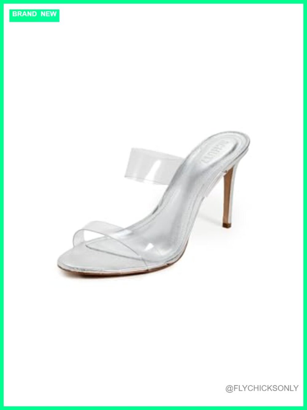 SCHUTZ Ariella Strappy Metallic Finish Stiletto Heel Slingback Sandals 3.75in